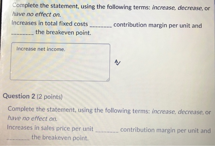 Solved Complete the statement, using the following terms: | Chegg.com
