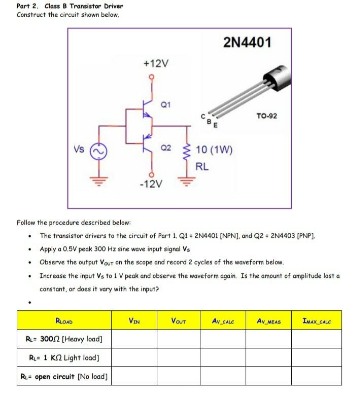 Solved Part 1. Op Amp current limiting circuit Construct the