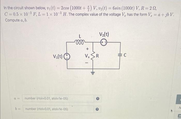 Solved In The Circuit Shown Below