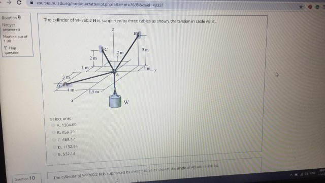 Solved C Courses Nu Edu Eg Mod Quiz Attemptpholttemp Chegg Com