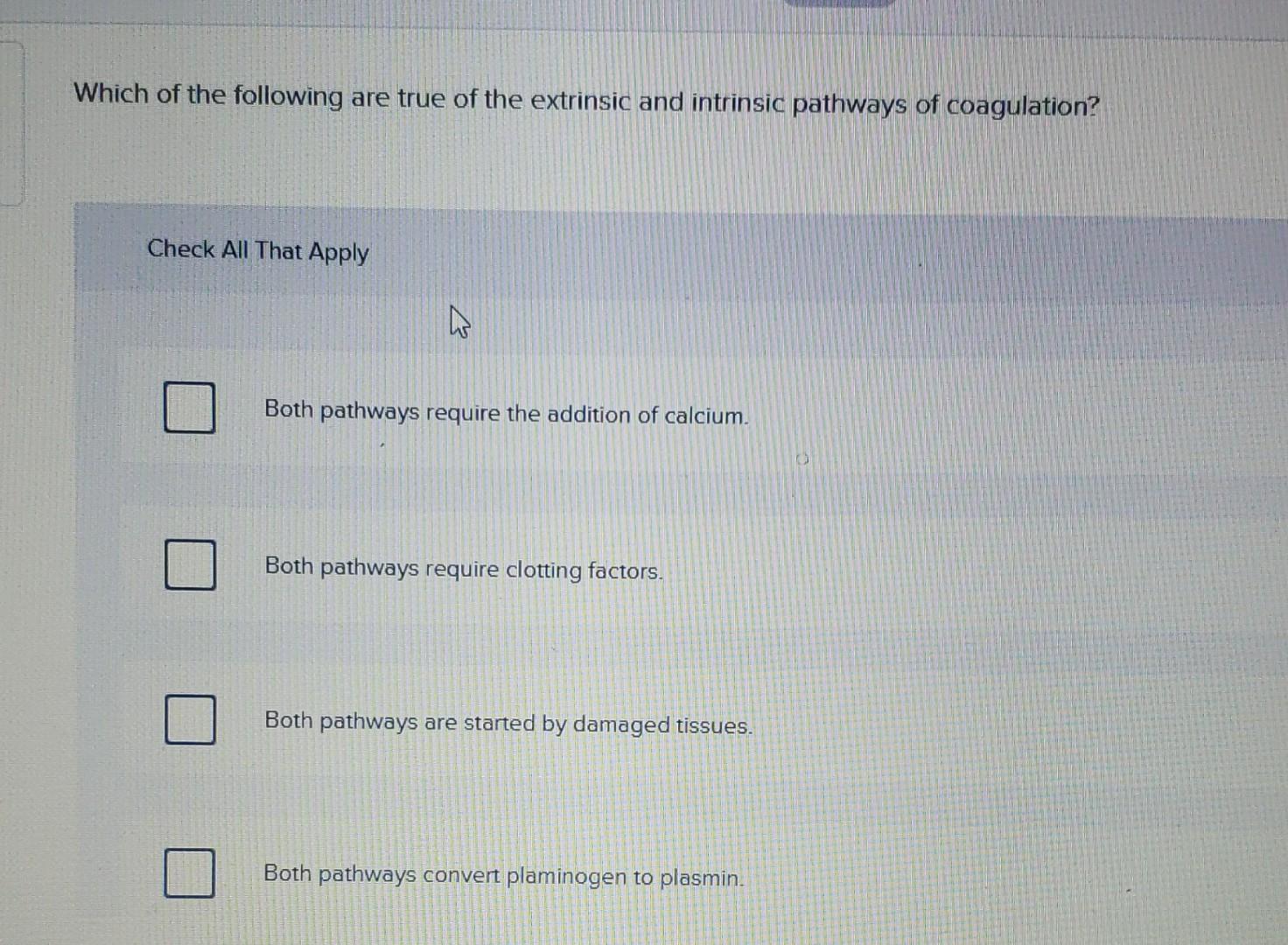 Solved Which of the following are true of the extrinsic and | Chegg.com