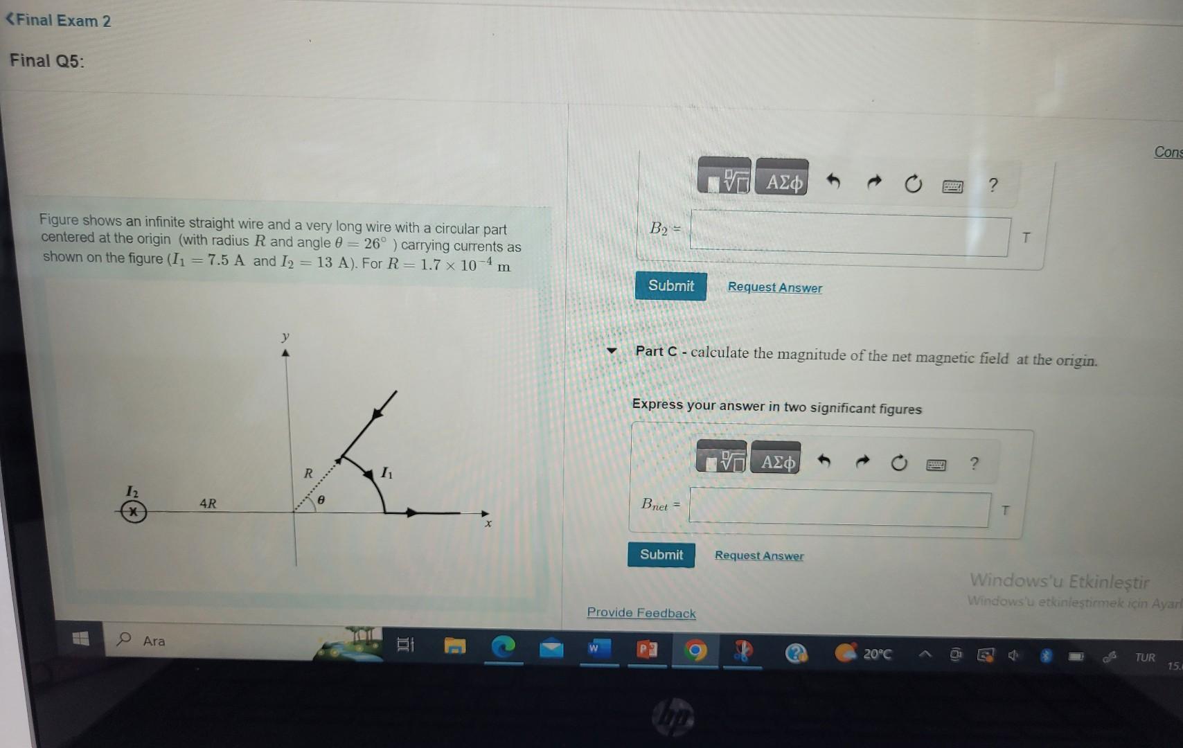 Solved Figure Shows An Infinite Straight Wire And A Very | Chegg.com