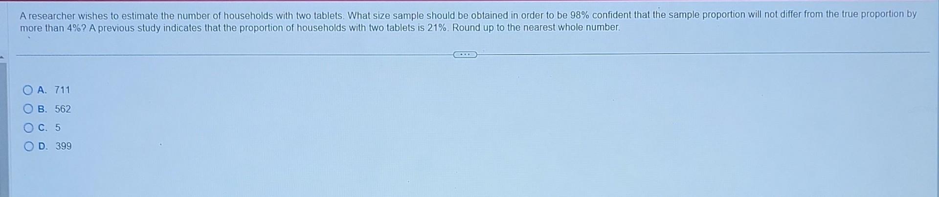 Solved A researcher wishes to estimate the number of | Chegg.com
