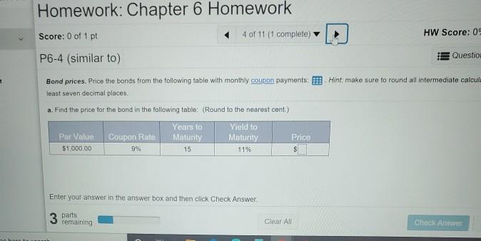 Solved Homework: Chapter 6 Homework Score: 0 of 1 pt 2 of 11 | Chegg.com
