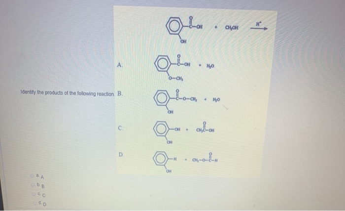 Solved Identify The Products Of The Following Reaction. B. | Chegg.com