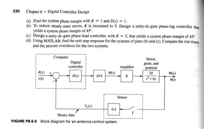 8.10-8. (a) Design a PI controller for Problem | Chegg.com