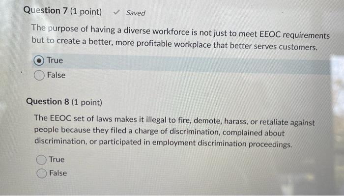 Solved The Equal Employment Opportunity Commission (EEOC) is | Chegg.com