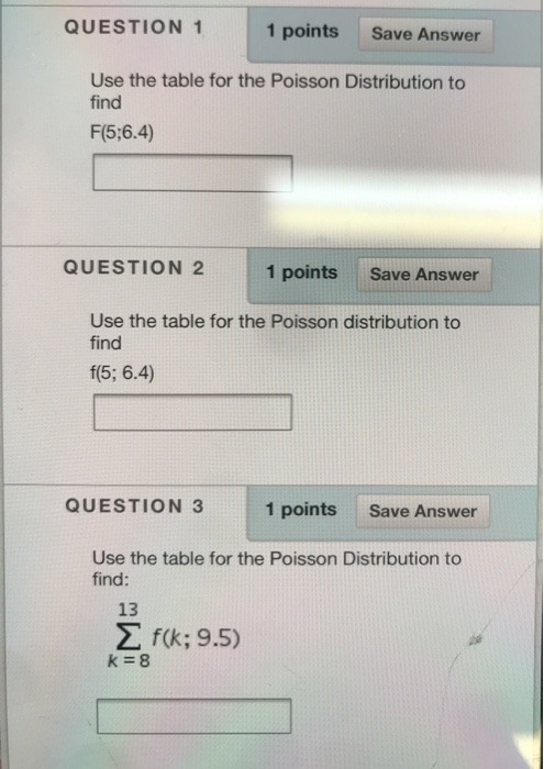 Solved QUESTION 1 1 points Save Answer Use the table for the | Chegg.com