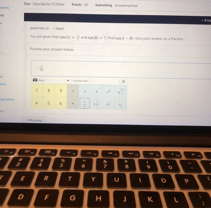 Solved Due Saturday by 11:59pm Points 10 Submitting an | Chegg.com