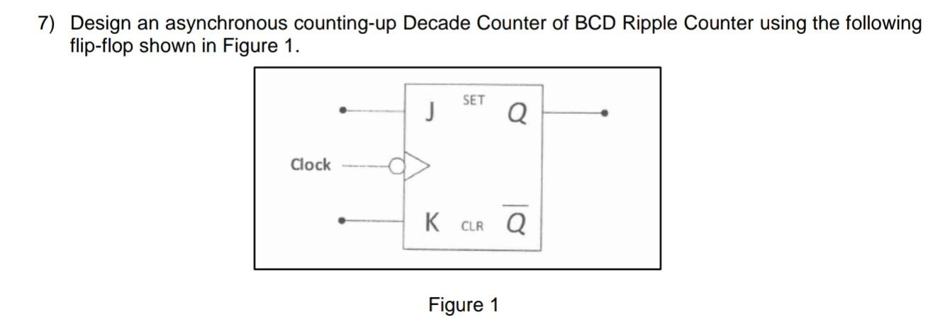 asynchronous decade counter using d flip flop