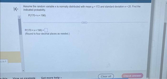 Solved Assume The Random Variable X Is Normally Distributed Chegg Com