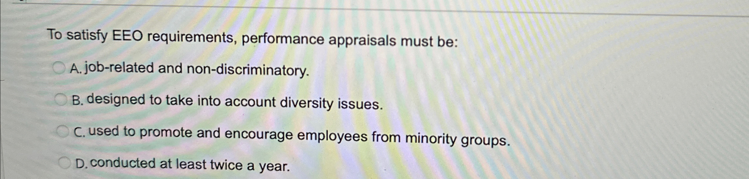 solved-to-satisfy-eeo-requirements-performance-appraisals-chegg