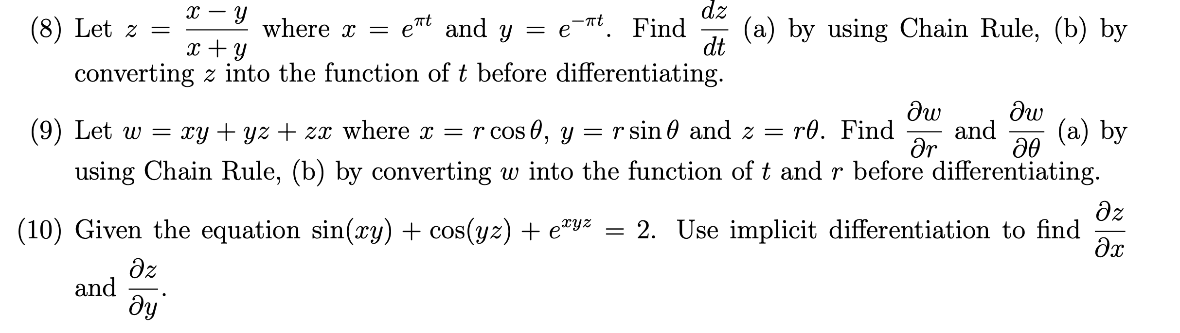 Solved 8 ﻿let Z X Yx Y ﻿where X Eπt ﻿and Y E πt ﻿find