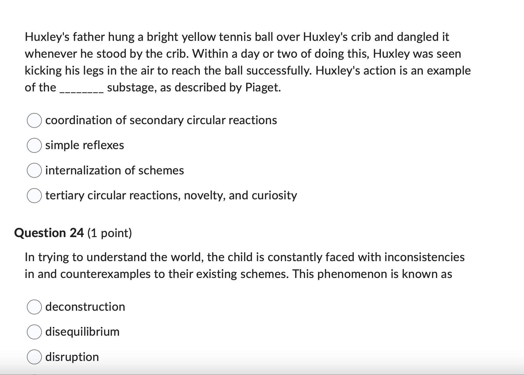 Solved Huxley s father hung a bright yellow tennis ball over