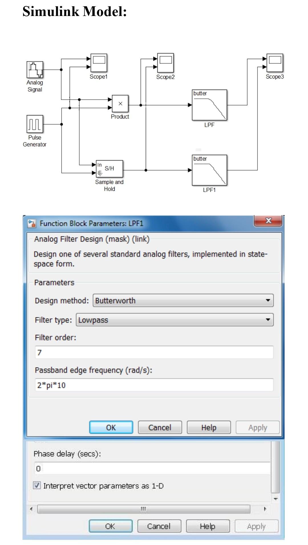 Solved Simulink Model: Scope1 Scope2 Scope 3 Analog Signal | Chegg.com