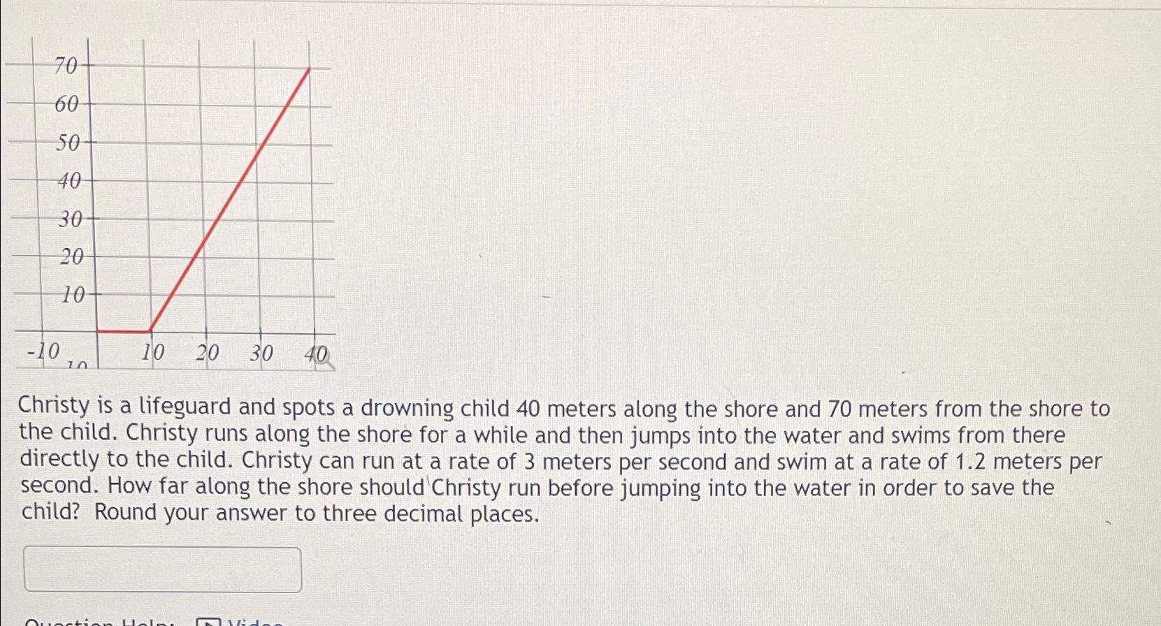 Solved Christy is a lifeguard and spots a drowning child 40 | Chegg.com