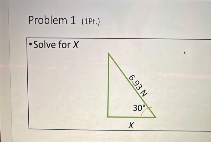 Solved Problem 1 (1Pt.) | Chegg.com