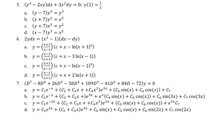Solved 2e 8 D 1 Y Cos X A G Cos X Sin X Cos Chegg Com