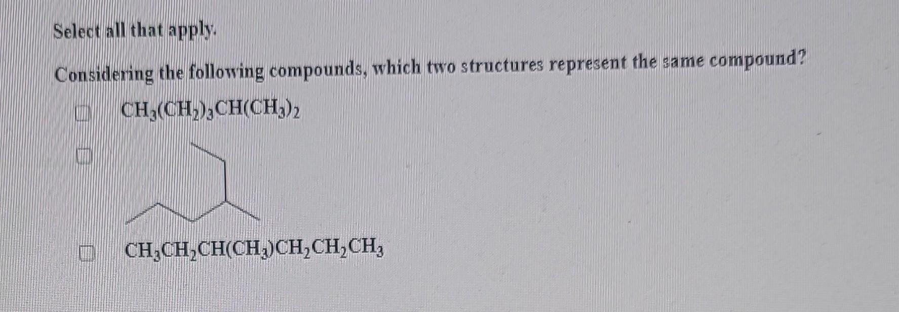 Solved Select All That Apply Considering The Following Chegg Solved Select All That Apply Considering The Following Chegg