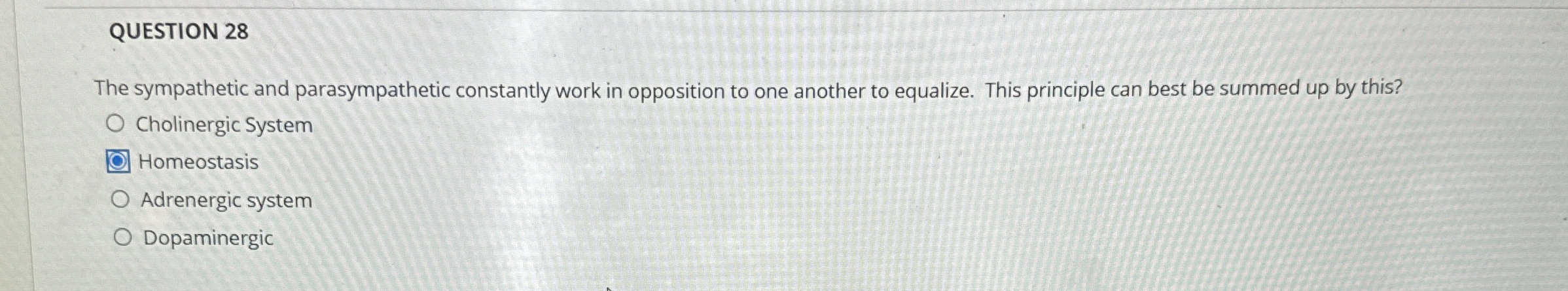 Solved QUESTION 28The sympathetic and parasympathetic | Chegg.com