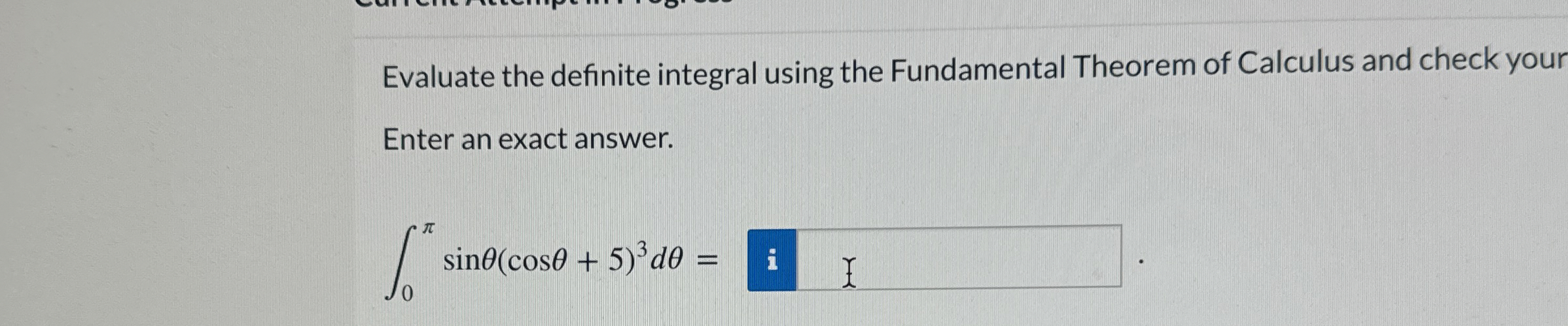 Solved Evaluate the definite integral using the Fundamental | Chegg.com