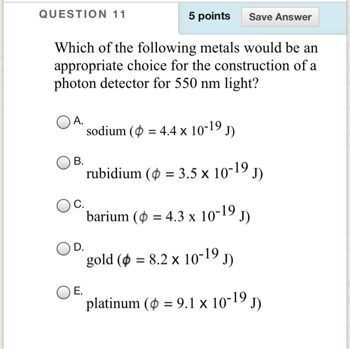 Solved QUESTION 11 5 points Save Answer Which of the | Chegg.com