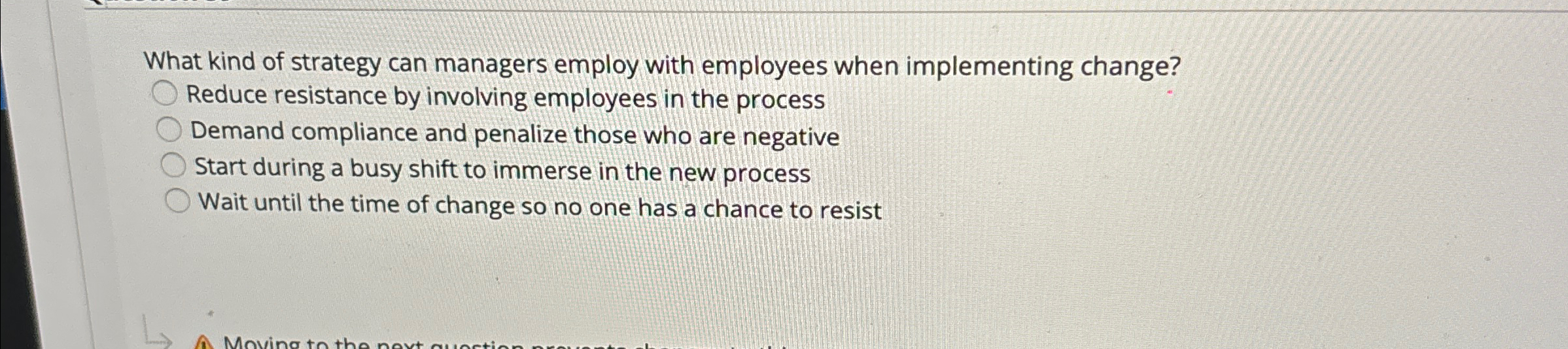 Solved What kind of strategy can managers employ with | Chegg.com