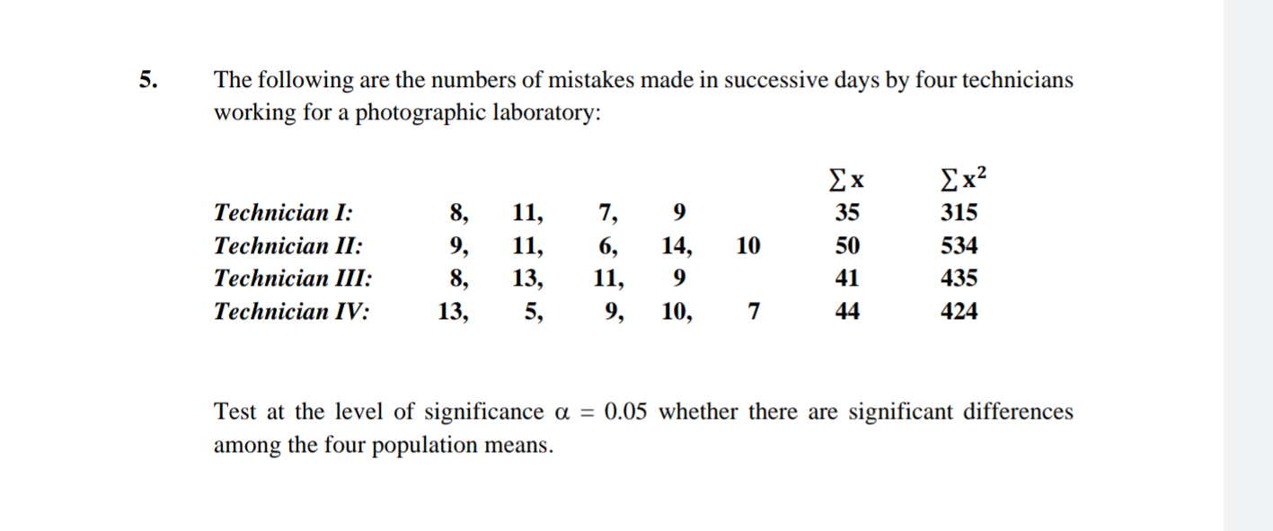 solved-5-the-following-are-the-numbers-of-mistakes-made-in-chegg