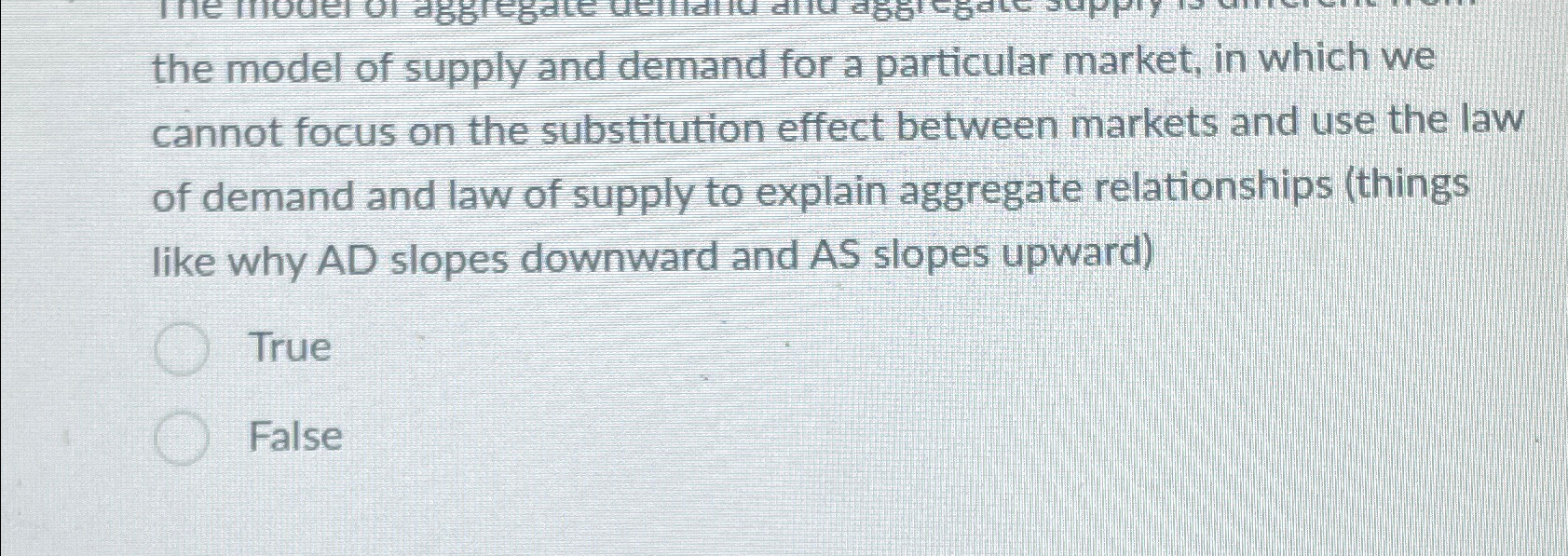 Solved the model of supply and demand for a particular | Chegg.com
