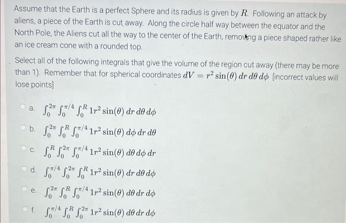 Solved Assume that the Earth is a perfect Sphere and its | Chegg.com