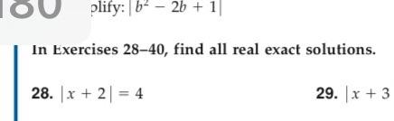 Solved plify: b2b + 1 In Exercises 28-40, find all real | Chegg.com