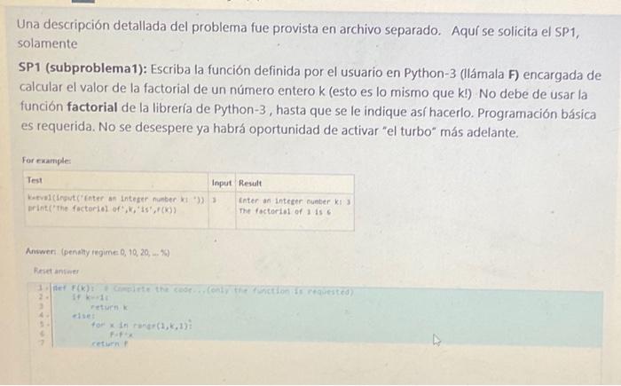Solved This exersice is in spanish, its a basic Python | Chegg.com