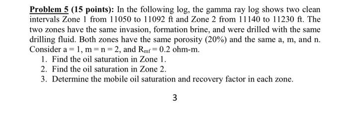 Solved Problem 5 (15 points): In the following log, the | Chegg.com
