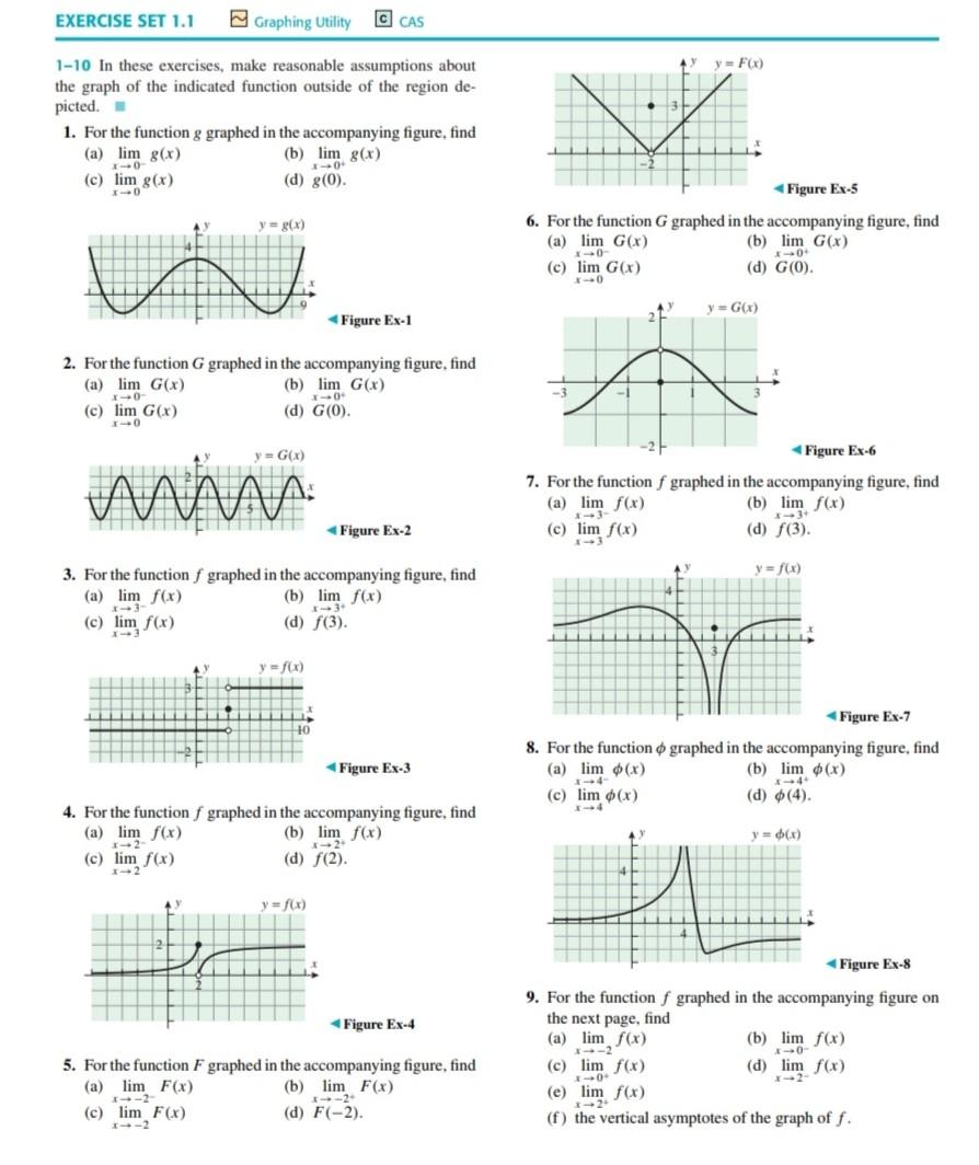 Solved Graphing Utility CCAS 1-10 In these exercises, make | Chegg.com