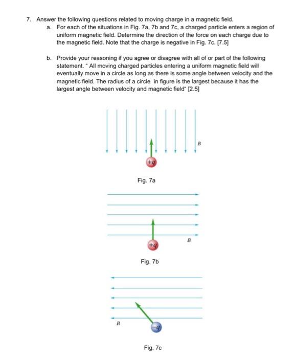 Solved 7. Answer the following questions related to moving | Chegg.com