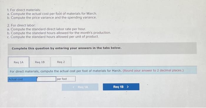 Solved Problem 10-11 (Algo) Direct Materials and Direct | Chegg.com