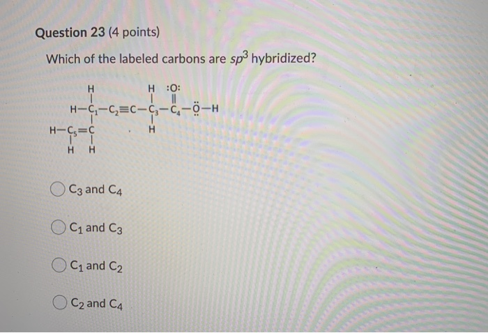 Solved Question 21 4 Points Given The Lewis Structure Chegg Com