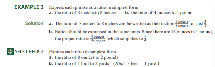 Solved Express Each Phrase As A Ratio In Simplest Form Se Chegg