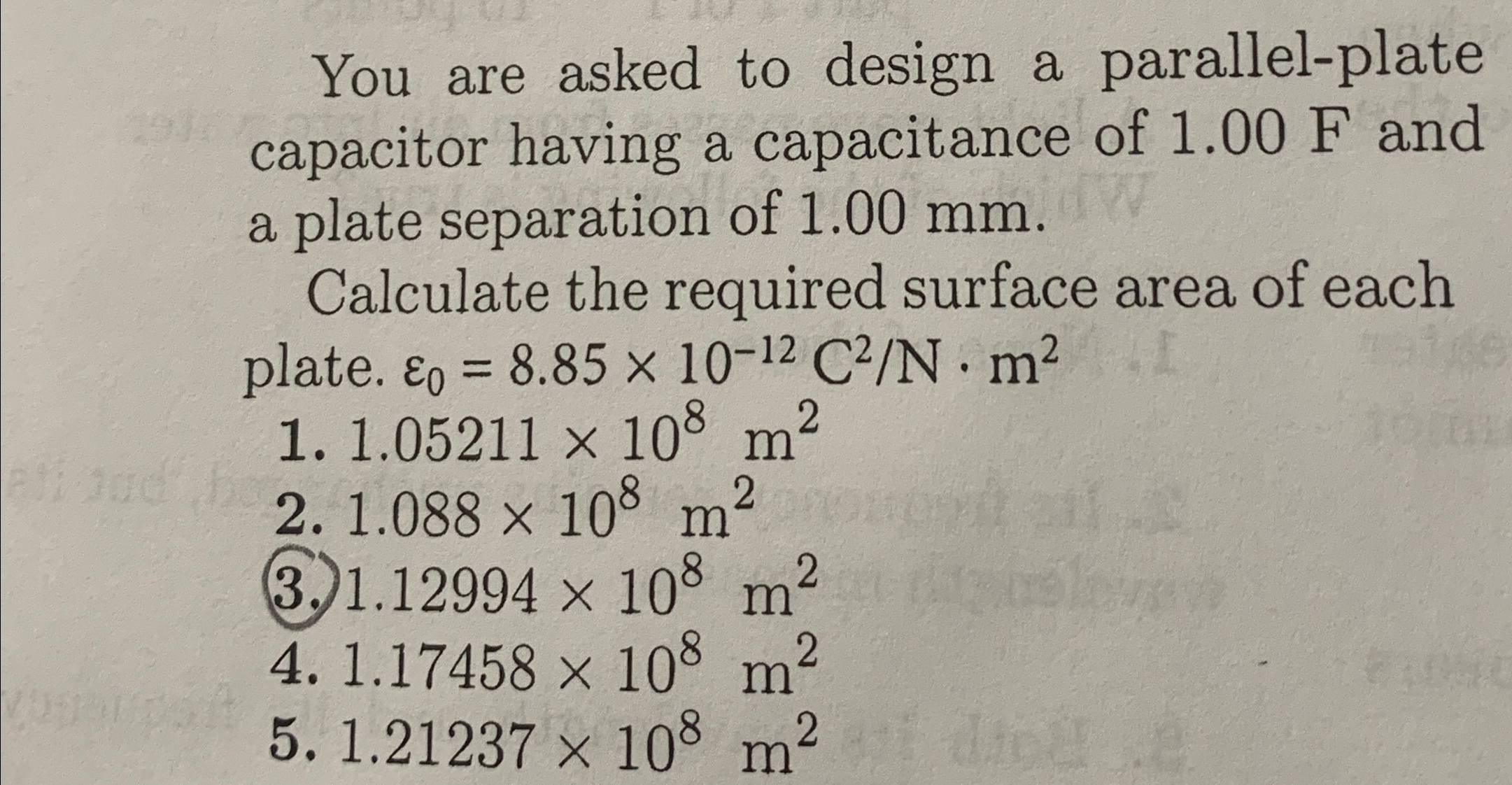 Solved You are asked to design a parallel-plate capacitor | Chegg.com