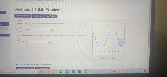Solved e to search Sections 5.3-5.5: Problem 2 Previous | Chegg.com