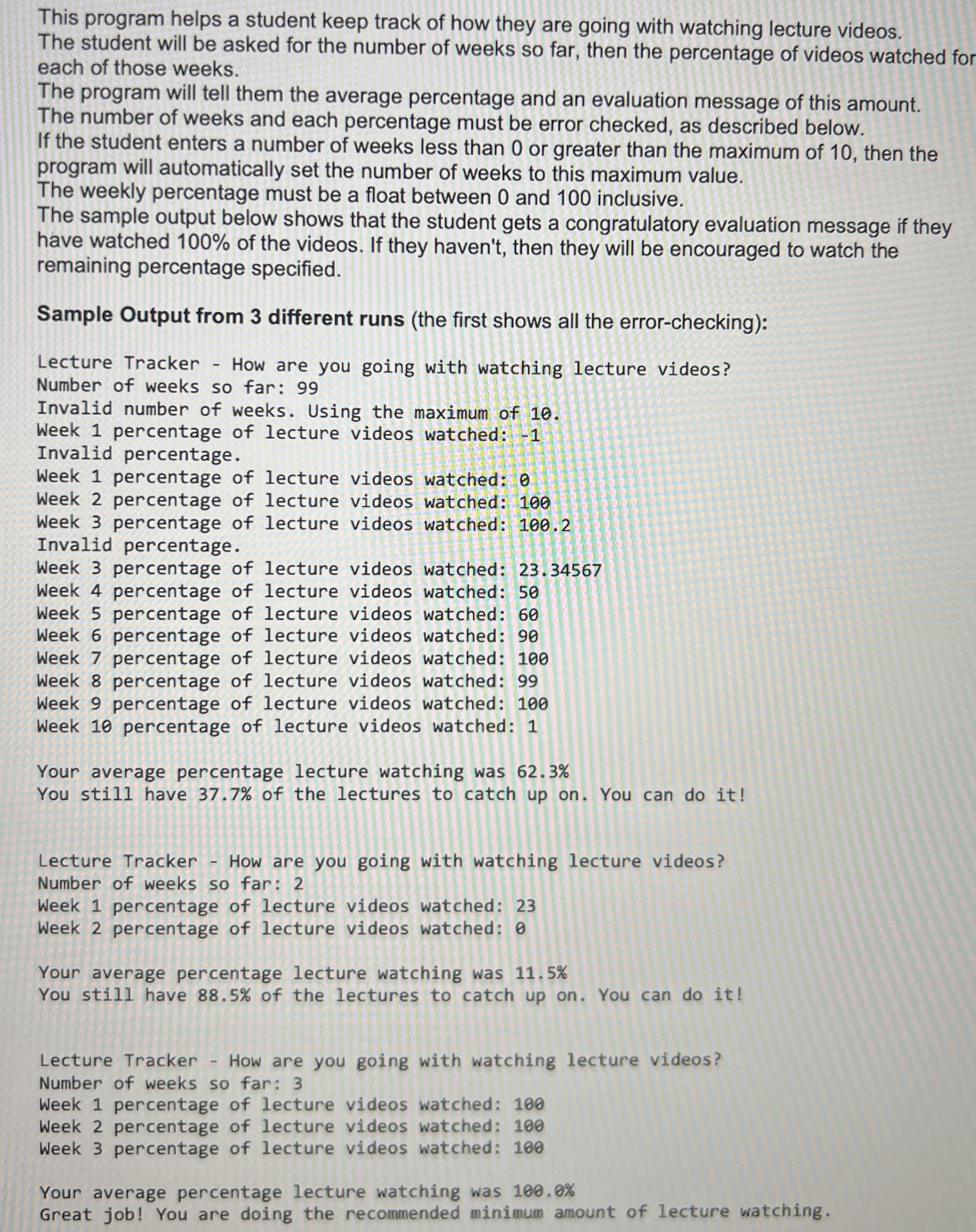 Solved Write pseudocode before writing the solution | Chegg.com
