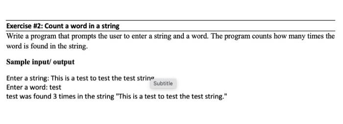 Solved Exercise #1: Array Sorting Write A Program That Will | Chegg.com