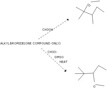 Solved A single alkyl bromide reactant theoretically yields | Chegg.com