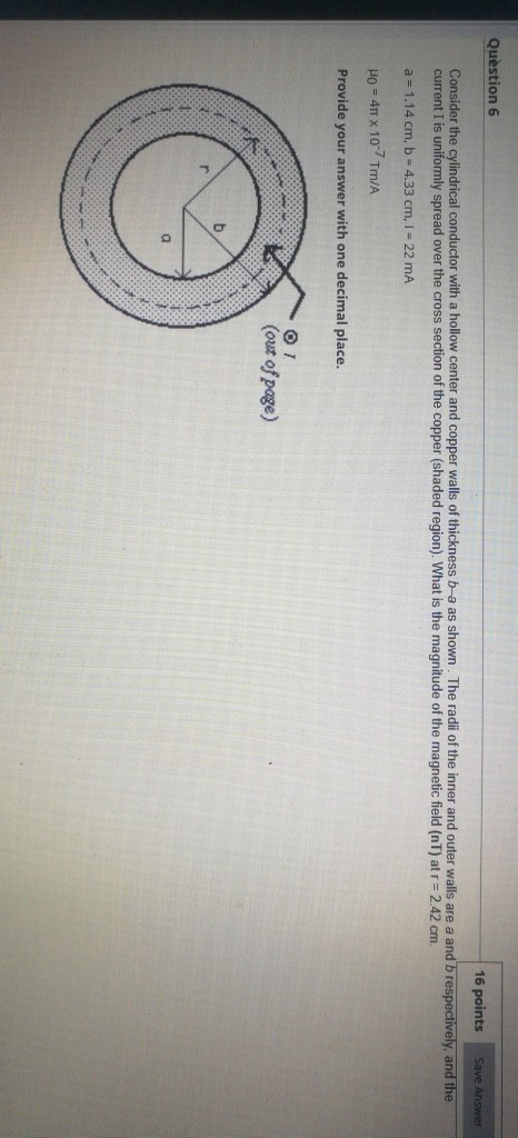 Solved Question 6 16 points Save Answer Consider the | Chegg.com