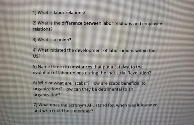 solved-1-what-is-labor-relations-2-what-is-the-difference-chegg