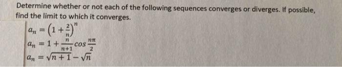 Solved Determine whether or not each of the following | Chegg.com