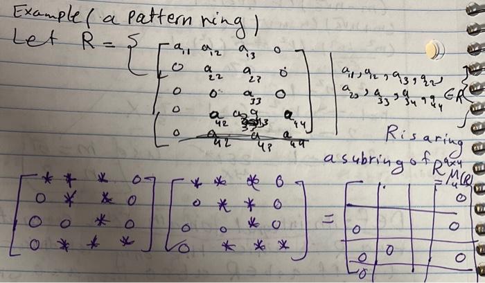 Solved Let R be the following set of matrices: | Chegg.com