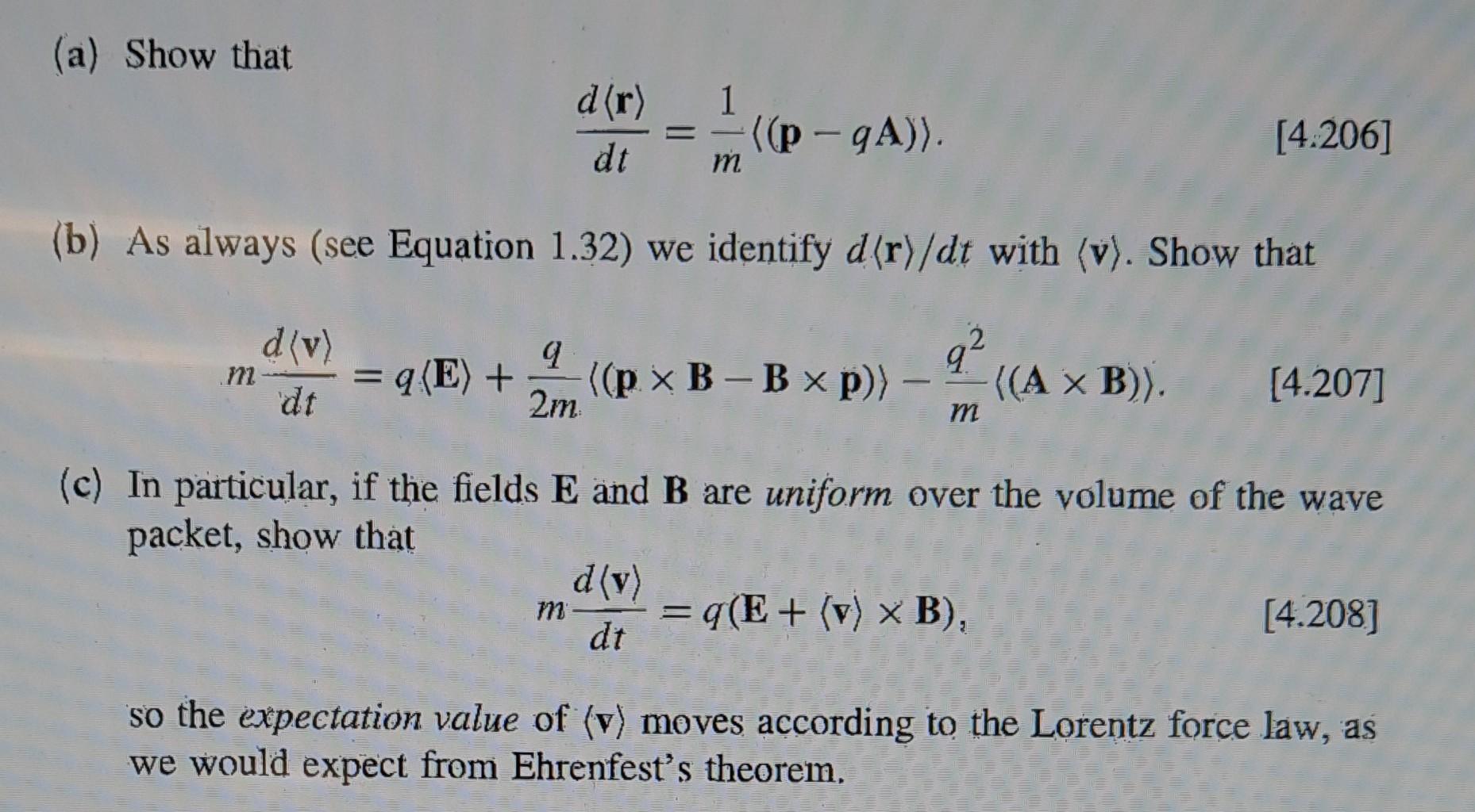 Solved ***Problem 4.59 In classical electrodynamics the | Chegg.com