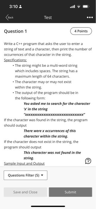 Solved Write a C++ program that asks the user to enter a | Chegg.com