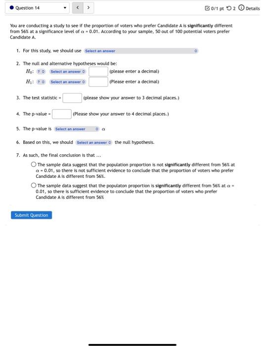 Solved You are conducting a study to see if the proportion | Chegg.com